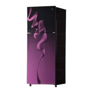 PEL Refrigerator Curved MaroonB PRCGD-2550