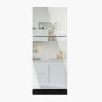 HOMAGE CRYSTAL SERIES 15CFT REFRIGERATOR (HRI-47552-GD) MIRROR